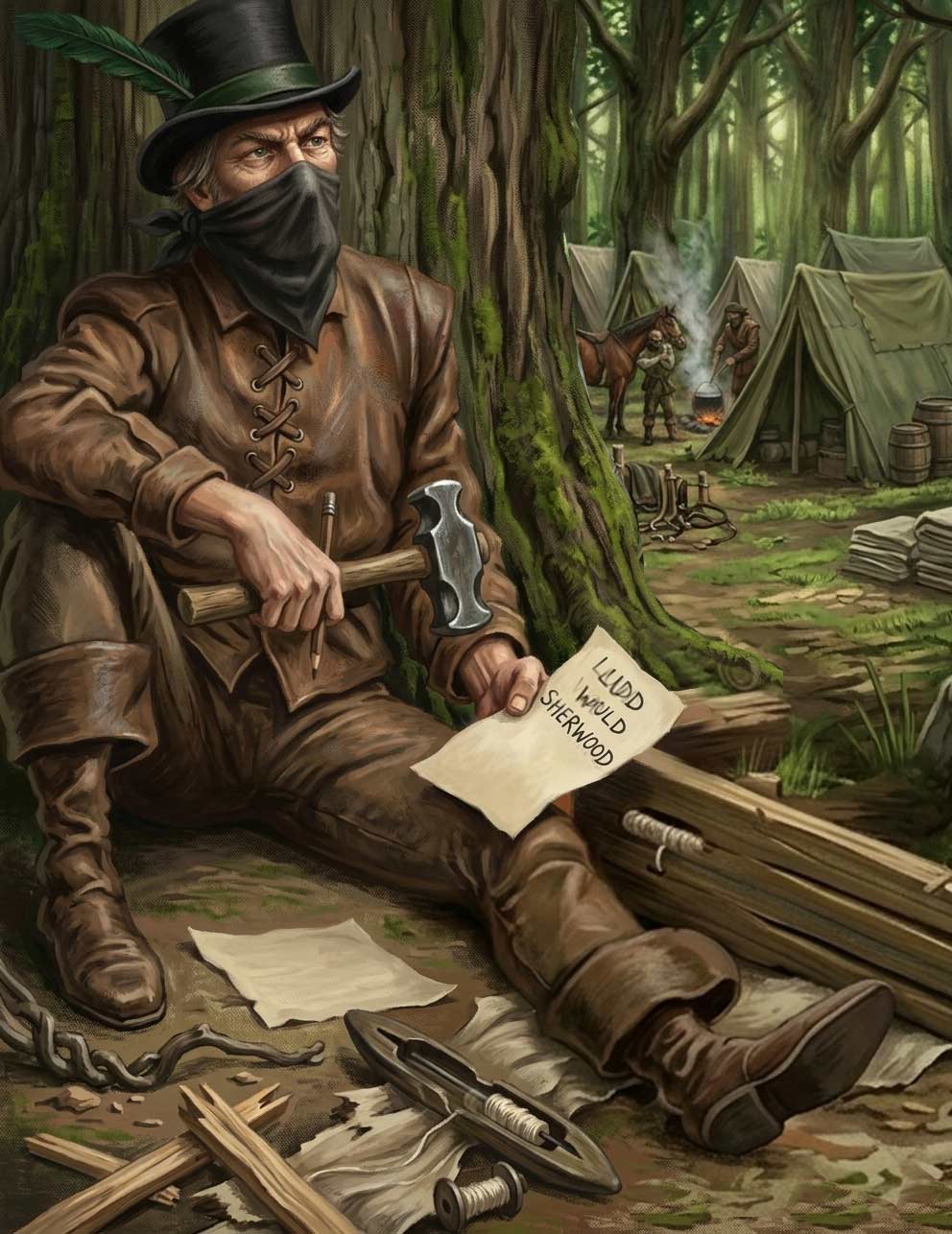 General Ludd in Camp — Ludd Would Sherwood
