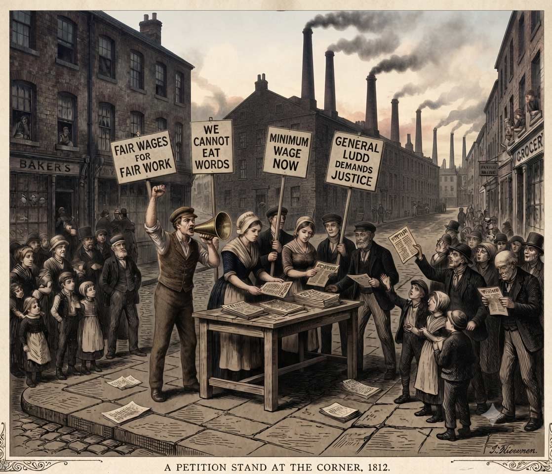 A Petition Stand at the Corner, 1812