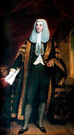 Charles Shaw-Lefevre by Martin Archer Shee — full portrait in Speaker's robes