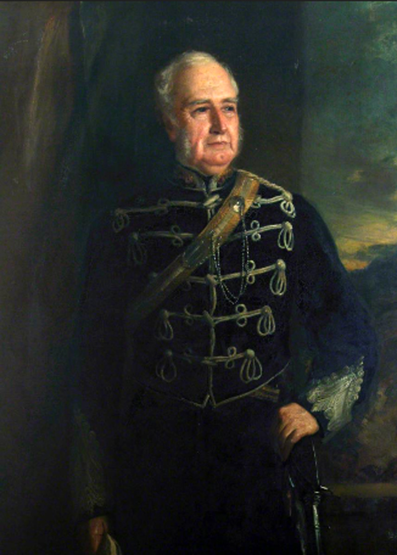 Charles Shaw-Lefevre — later portrait in military dress
