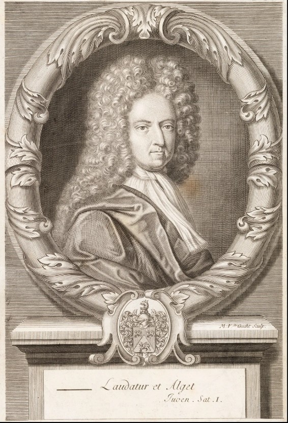 Engraved portrait of Daniel Defoe